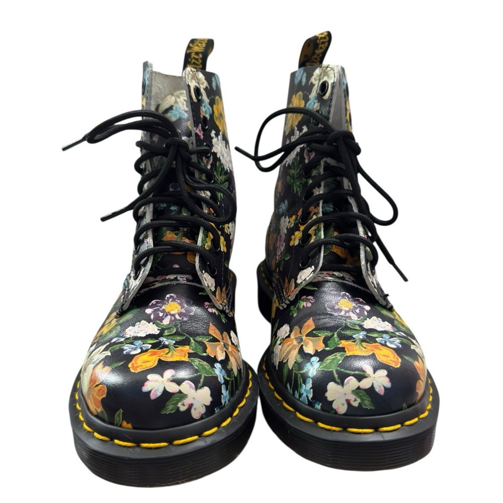 Dr. Martens 1460 Pascal Darcy Floral Leather Combat Boots Sz 36/5-5.5M - Picture 2 of 8